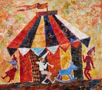 Игорь Клюшкин — Карусель (холст, масло), 2012