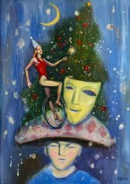 Сергей Бабанин — Сон Арлекина, 2020 (холст, масло)