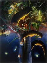 Арт-группа crocodilePOWER - Заря вечерняя, 2020 (холст, масло)