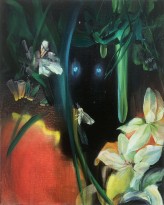 Арт-группа crocodilePOWER - Наблюдатель ночных цветов, 2020 (холст, масло)