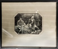 Неизвестный автор — Охотники, ок. 1845 (дагеротип) Париж.