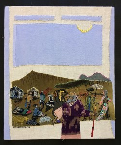 Вера Гаранина - Иллюстрация к 'Рукописи, найденной в Сарагосе' - Агасфер (вышивка)