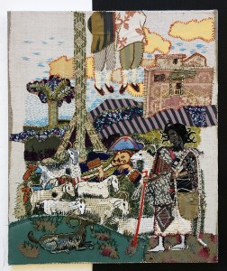 Вера Гаранина - Иллюстрация к 'Рукописи, найденной в Сарагосе' - Братья Зото (вышивка)