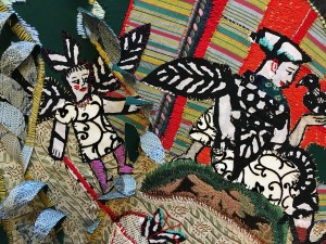 Вера Гаранина - Панно 'Эльфийский двор' (фрагмент)