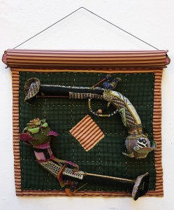 Вера Гаранина - Пистолеты (вышивка)