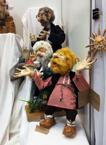 Салоникова Алена Викторовна - Хранитель добра, Старичок-лесовичок и Бука, 2017 (текстиль, войлок, проволока)