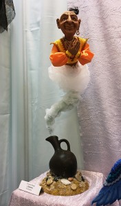 Татьяна Шарф - Джинн, 2018 (текстиль, керамика)