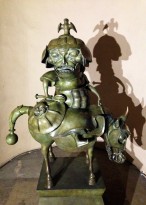 Даши Намдаков — Генерал, 2010 (бронза, литье, паитинирование)