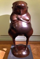 Даши Намдаков — Мадонна с птичкой, 2014 (бронза, патина)