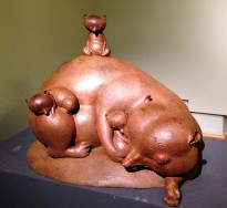 Даши Намдаков — Медведица, 2014 (бронза, патина)