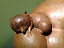 Даши Намдаков — Медведица (фрагмент), 2014 (бронза, патина)