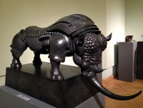 Даши Намдаков — Носорог, 2016 (бронза, патина)