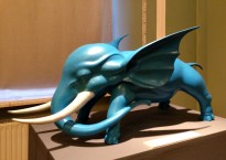 Даши Намдаков — Слоненок, 2014 (бронза, патина)