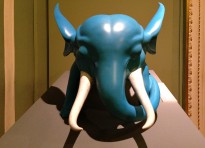 Даши Намдаков — Слоненок (анфас), 2014 (бронза, патина)