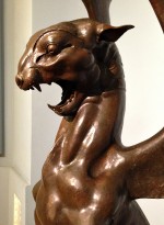 Даши Намдаков — Хранительница (фрагмент), 2013 (бронза, патина)