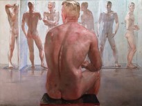 А. Дейнека - Душ. После боя, 1937-42 (холст, масло)