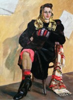 А. Дейнека - Женский портрет, 1947 (холст, масло)