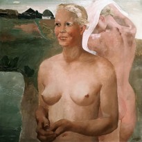 А. Дейнека - Купающиеся девушки, 1933 (холст, масло)