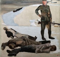 А. Дейнека - Наемник интервентов, 1931 (холст, масло) ГТГ