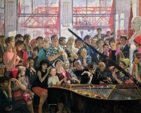 А. Самохвалов - Аппассионата (Строители коммунизма), 1967 (холст, масло)