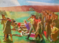 А. Самохвалов - Военизированный комсомол, 1931-33 (холст, масло, темпера)