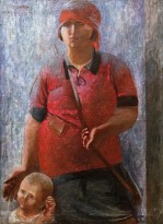 А. Самохвалов - На страже Родины, 1929-30 (холст, масло, темпера)