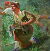 А. Самохвалов - Осоавиахимовка, 1932 (холст, темпера)