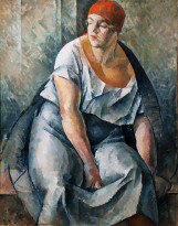 А. Самохвалов - Работница, 1924 (холст, масло)