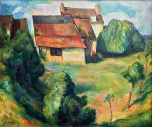 Диего Ривера - Алькериа, 1914 (холст, масло. Музей Долорес Ольмедо)