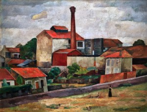 Диего Ривера - Женщина с гусями, 1918 (холст, масло, музей Долорес Ольмедо)