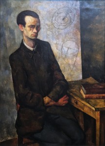 Диего Ривера - Математик, 1918 (холст масло, музей Долорес Ольмедо)