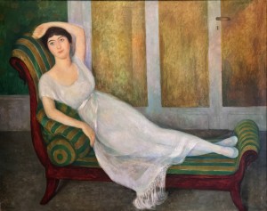 Диего Ривера - Портрет Ангелины Беловой, 1918 (холст, масло)