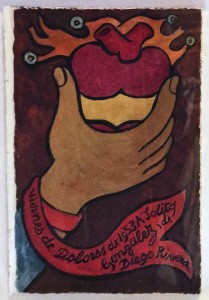 Диего Ривера - Страстная пятница (Лолите Гонсалес от Диего Риверы), 1953 (бумага, акварель. Собрание Хуана Рафаэля Коронеля Риверы)