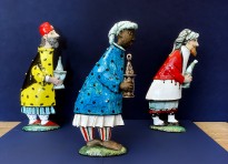 Екатерина Сухарева - Поклонение вохвов, 2018 (шамот, цветные глазури, надглазурная и подглазурная роспись)