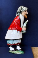 Екатерина Сухарева - Поклонение вохвов, 2018 (шамот, цветные глазури, надглазурная и подглазурная роспись) фрагмент III