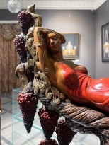 Роман Тыртов (Эрте) — Зной, 1988 (бронза, патинирование, эмаль, золочение, 85-375), фрагмент.