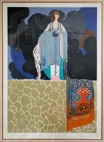 Роман Тыртов (Эрте) — Мэри Гарден, 1987 (сериография, тиснение фольгой, 109-300).