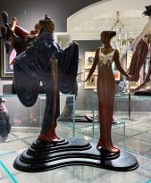 Роман Тыртов (Эрте) — Птицы мечты, 1988 (бронза, патинирование, эмаль, золочение, 171-500).