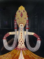 Роман Тыртов (Эрте) — Чародейка, 1986(сериография, тиснение фольтгой 125-300) фрагмент.