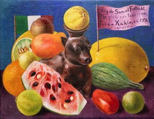Фрида Кало (Я принадлежу Самуэлю Фастлиху), 1951 (мазонит, масло. Частное собрание)