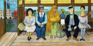 Фрида Кало - Автобус, 1929 (холст, масло. Музей Долорес Ольмедо)