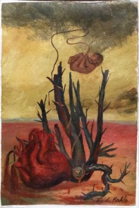 Фрида Кало - Без названия, без даты (пергамент, масло. М. долорес Ольмедо)