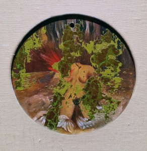 Фрида Кало - Круг, 1954 (металл, масло. Музей долорес Ольмедо)