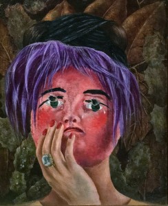 Фрида Кало - Маска безумия, 1945 (холст, масло. Музей долорес Ольмедо)