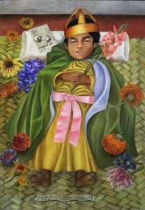 Фрида Кало - Покойный Димас Росас, 1937 (мазонит, масло. Долорес Ольмедо)