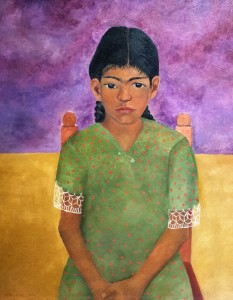 Фрида Кало - Портрет Вирджинии, 1929 (мазонит, масло. Музей Долорес Ольмедо)