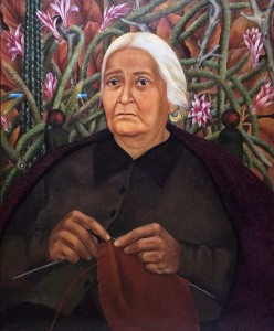 Фрида Кало - Портрет доньи Роситы Морильо, 1944 (мазонит, масло. Музей Долорес Ольмедо)