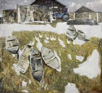 Геннадий Яндыганов — Весна. Снег, 2012 (холст, масло)