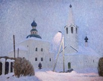 Геннадий Яндыганов — Вечером, 2019 (холст, масло)