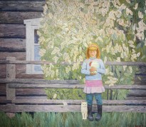 Геннадий Яндыганов — Зеленый май, 2020 (холст, масло)